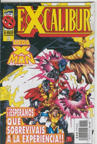 Excalibur volumen 2 numero 09: LLega X Man