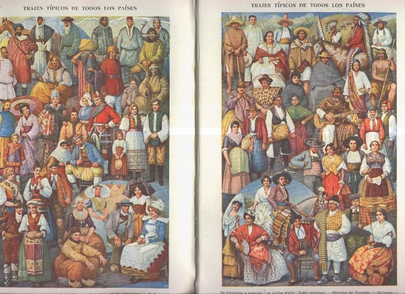 Algunos trajes tipicos de Europa y America
