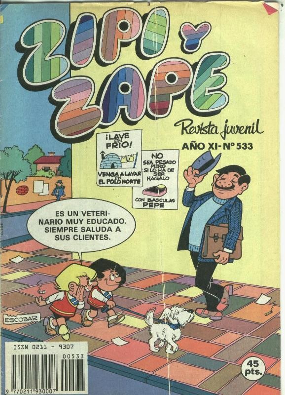 Zipi y Zape semanal numero 533
