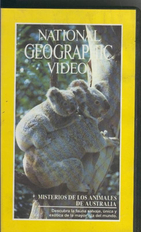 National Geographic Video VHS numero 33: Misterios de los animales de australia 