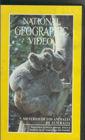 National Geographic Video VHS numero 33: Misterios de los animales de australia 