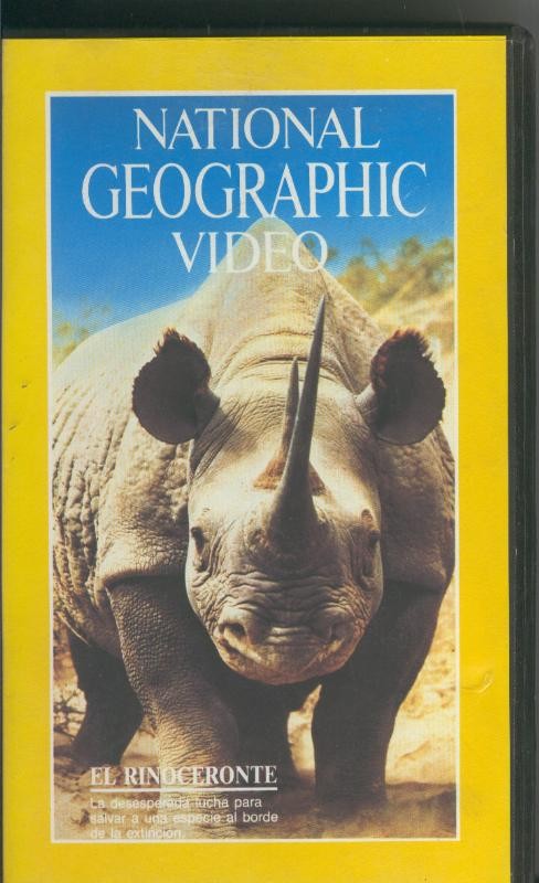 National Geographic Video VHS numero 29: El rinoceronte