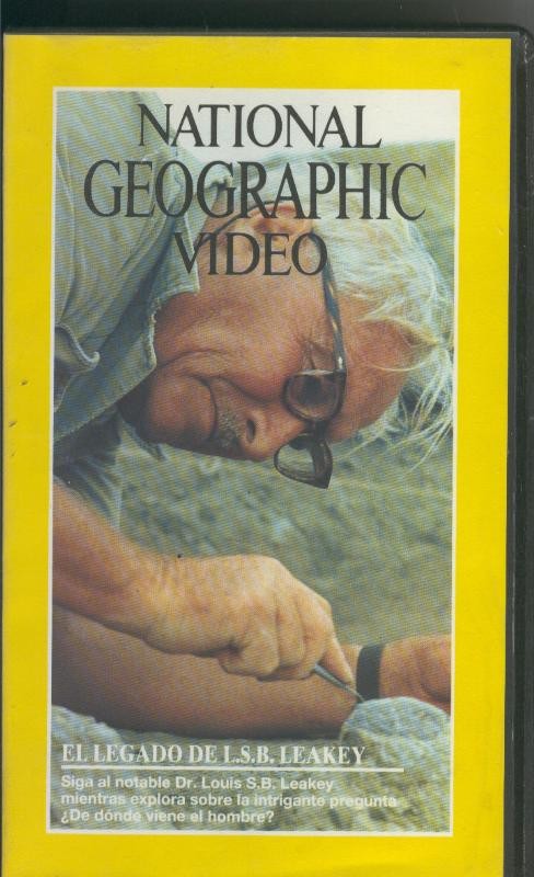 National Geographic Video VHS numero 22: El legado de L.S.B.Leakey