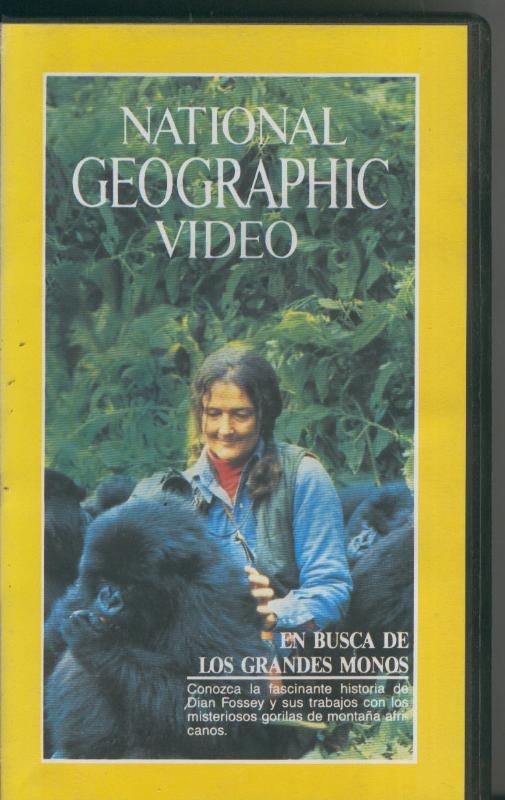 National Geographic Video VHS numero 19: En busca de los grandes monos