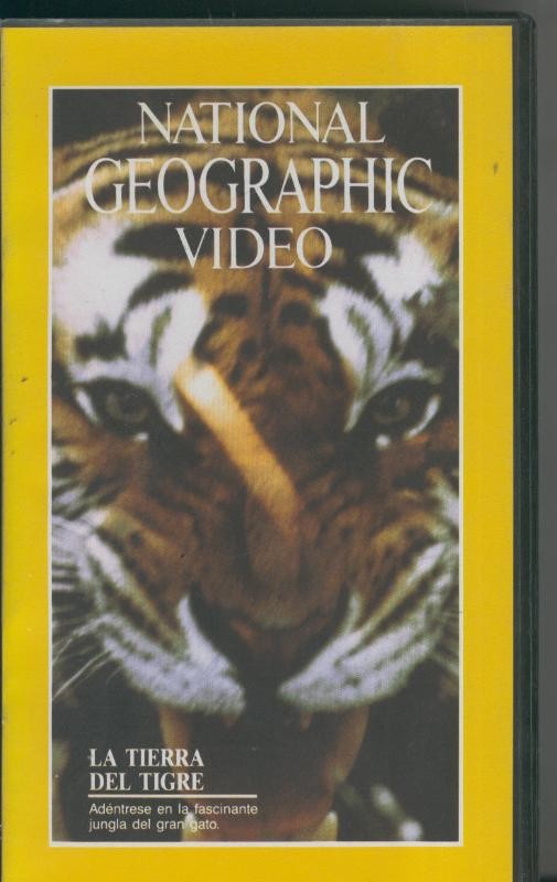 National Geographic Video VHS numero 08: La tierra del tigre
