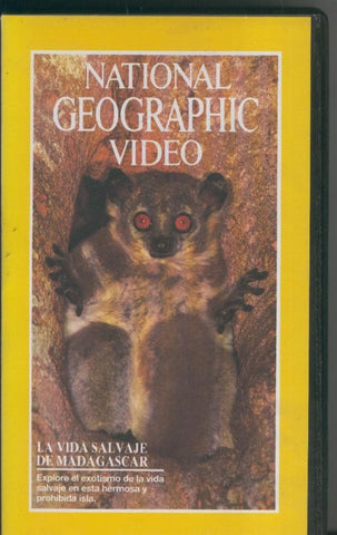 National Geographic Video VHS numero 17: La vida salvaje de Madagascar
