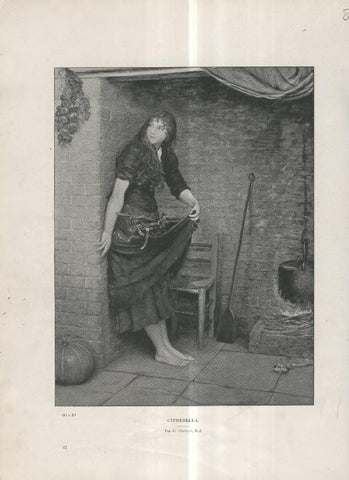 Lamina 008: Cinderella por Val C.Prinsep R.A