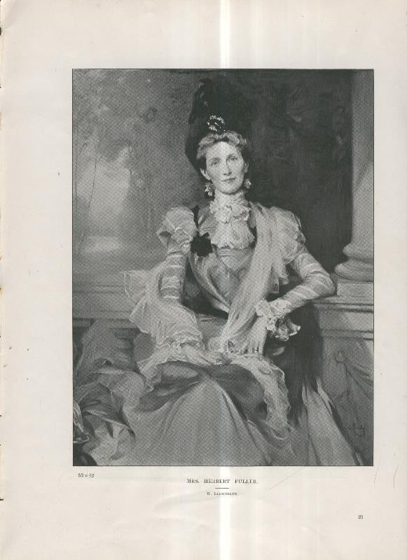 Lamina 009: Mrs. Herbert Fuller por W.Llewellyn