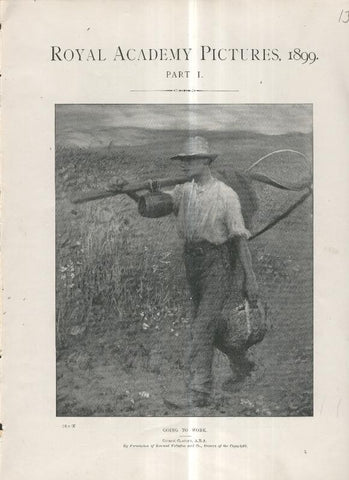 Lamina 013:Going to Work por George Clausen A.R.A.