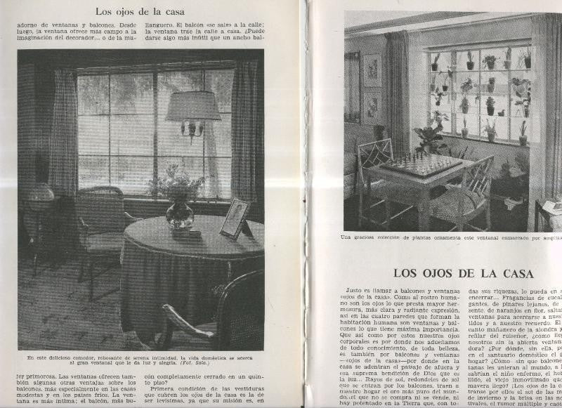 Los ojos de la casa: Balcones y Ventanas