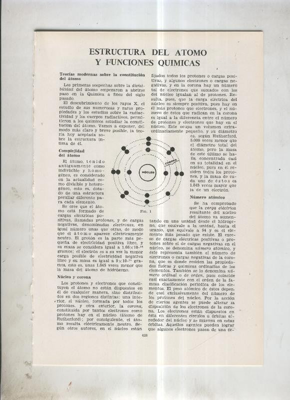 Estructura del atomo y funciones quimicas