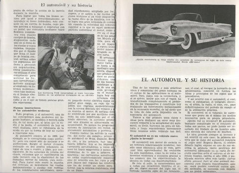 El automovil y su historia