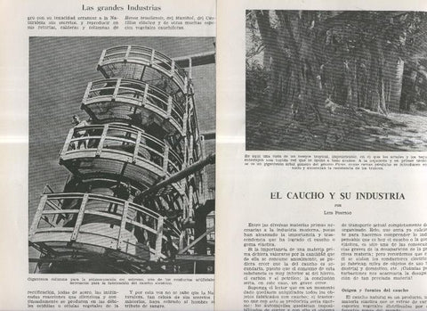El caucho y su industria por Luis Postigo