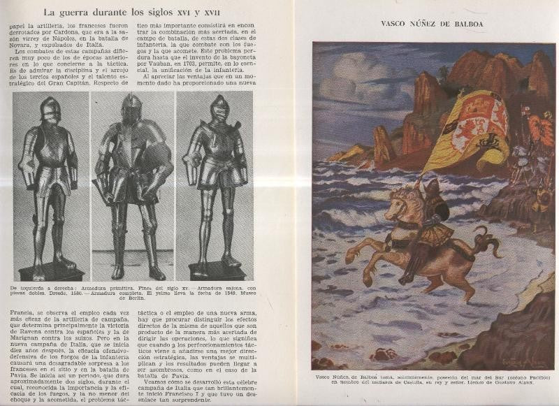 Vasco Nuñez de Balboa, descubridor del mar del sur y La Guerra durante los siglox XVI y XVII