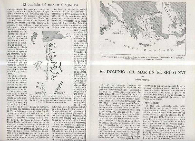 El dominio del mar en el siglo XVI por Emilio Ardevol
