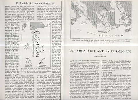 El dominio del mar en el siglo XVI por Emilio Ardevol