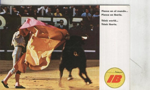Postal 002820: Iberia: fiesta de toros