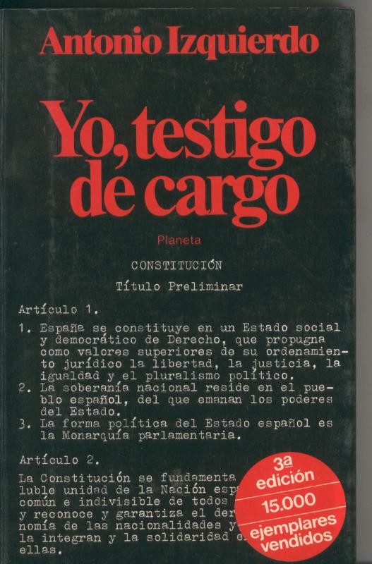Yo, testigo de cargo