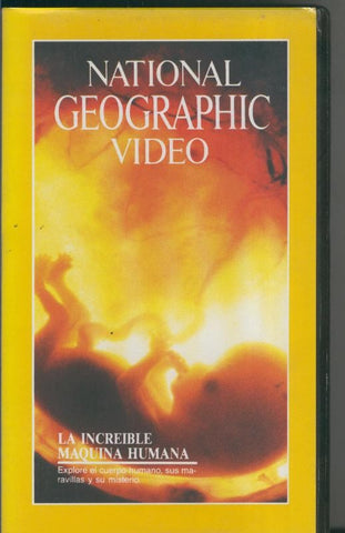 National Geographic Video VHS numero 04: La increible maquina humana