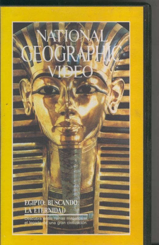 National Geographic Video VHS numero 01: Egipto: Buscando la eternidad