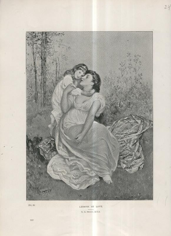 Lamina 024: Lesson of love por G.A.Storey