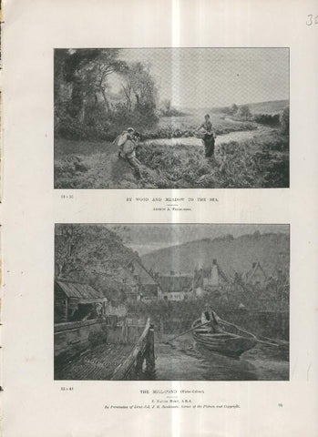 Lamina 030: By Wood and Meadow to the sea por Arthur A.Friedenson