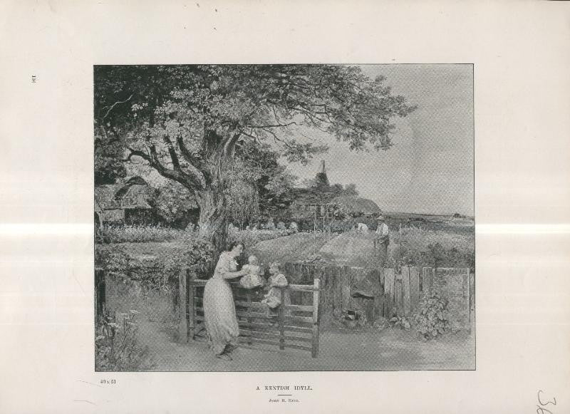 Lamina 036: a. Kentish Idyll por John R.Reid