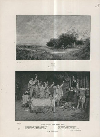 Lamina 038: Rest por J.Clauyton Adams y Down among the Dead Men por D.A.Wehrschmidt