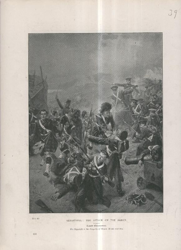 Lamina 039: Sebastopol: the attack on the Redan por Robert Billingford