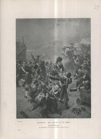 Lamina 039: Sebastopol: the attack on the Redan por Robert Billingford