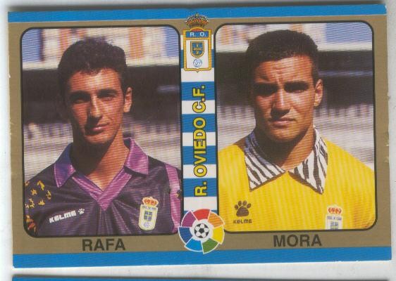 Cromos: Futbol Total Liga 95: R.Oviedo C.F. numero 073: Rafa y Mora