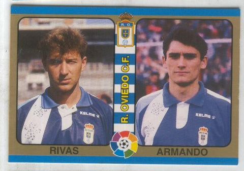Cromos: Futbol Total Liga 95: R.Oviedo C.F. numero 075: Rivas y Armando