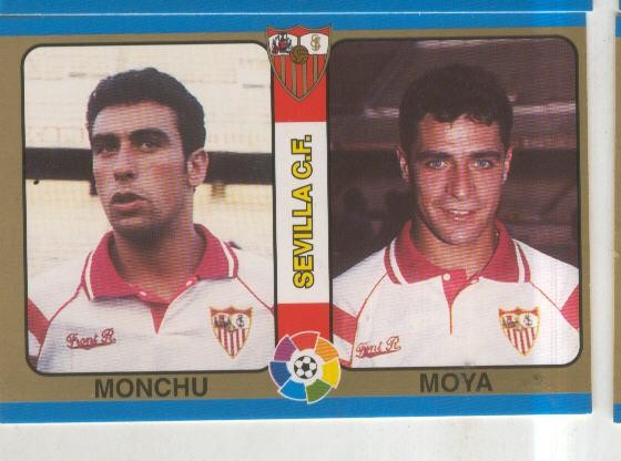 Cromos: Futbol Total Liga 95: Sevilla C.F. numero 053: Monchu y Moya