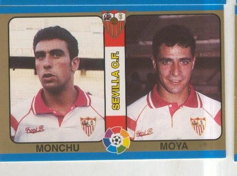 Cromos: Futbol Total Liga 95: Sevilla C.F. numero 053: Monchu y Moya