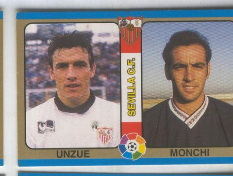 Cromos: Futbol Total Liga 95: Sevilla C.F. numero 046: Unzue y Monchi