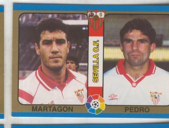 Cromos: Futbol Total Liga 95: Sevilla C.F. numero 048: Martagon y Pedro