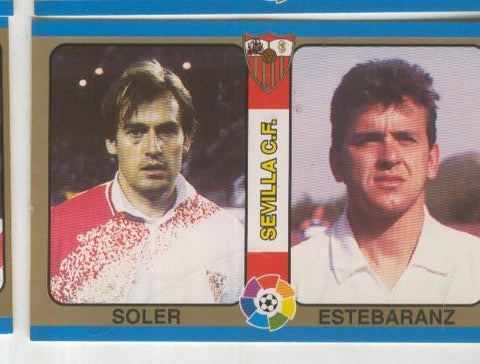 Cromos: Futbol Total Liga 95: Sevilla C.F. numero 052: Soler y Estebaranz