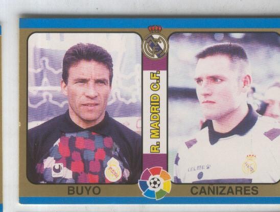 Cromos: Futbol Total Liga 95: R.Madrid C.F. numero 028: Buyo y Cañizares
