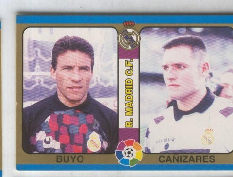 Cromos: Futbol Total Liga 95: R.Madrid C.F. numero 028: Buyo y Cañizares