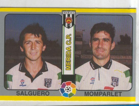 Cromos: Futbol Total Liga 95: Merida C.P. numero 230: Salguero y Momparlet
