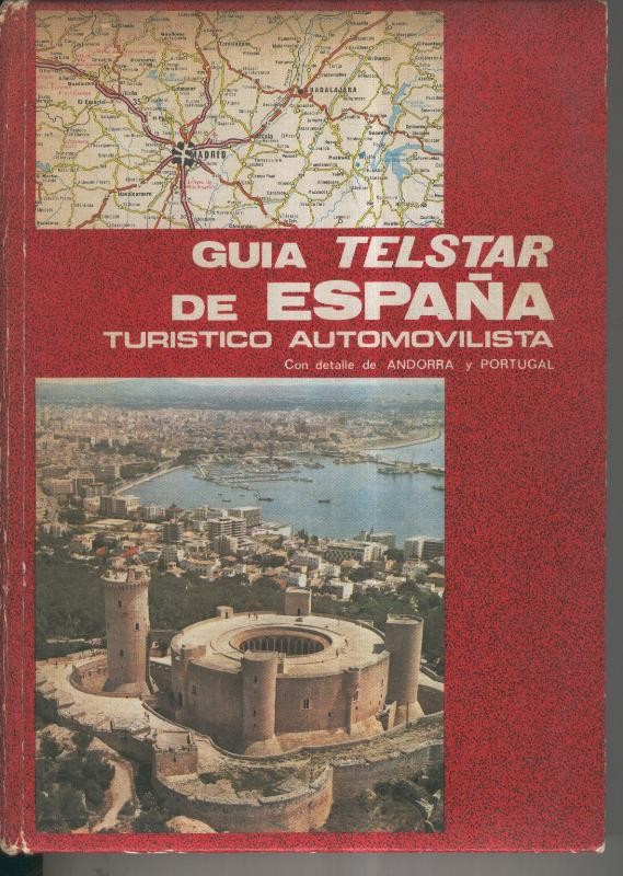 Guia Telstar de España. Turistico automovilistica con detalle de Andorra y Portugal