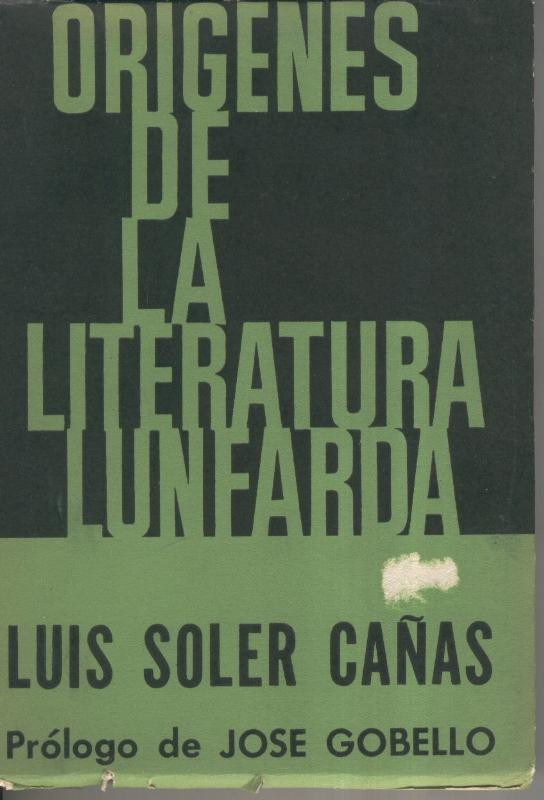 Origenes de la literatura lunfarda