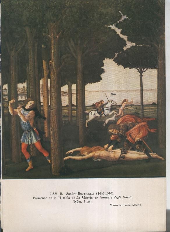 La coleccion Cambo, lamina B: Sandro Botticelli: pormenor de la segunda