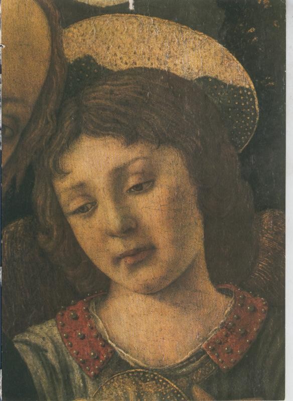 La coleccion Cambo, lamina D: Fra Filippo Lippi: pormenor de la Virgen con el