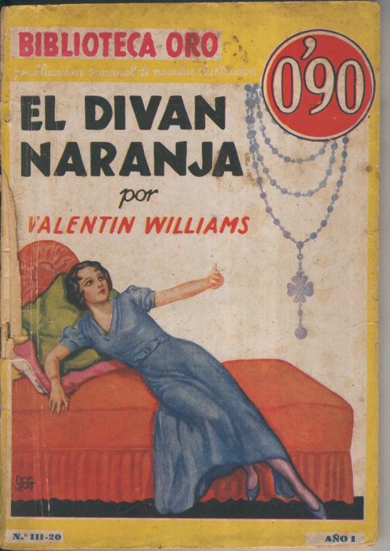 Biblioteca Oro serie Amarilla numero III-20: El divan naranja