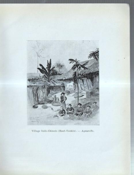Adrien Hamon: lamina 05: Village indo chinois