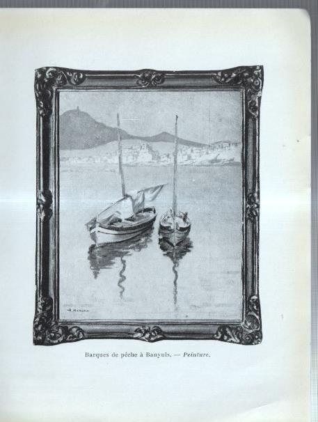 Adrien Hamon: lamina 07: Barques de peche a Banyuls