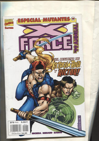 Especial Mutantes numero 19: X Force anual 99