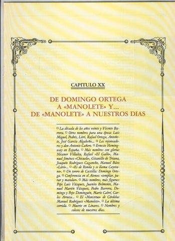 Toros y toreros capitulo 20 del volumen 5