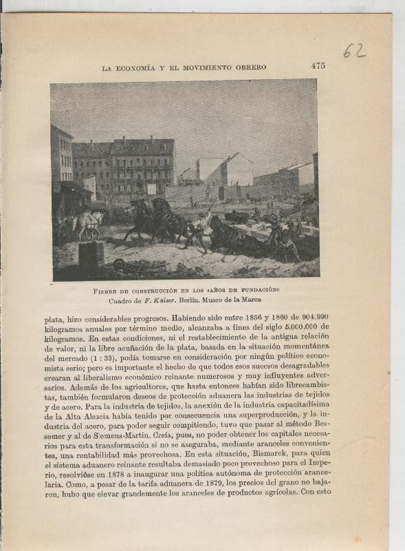 Liberalismo y Nacionalismo 1848-1890: Lamina numerada 62